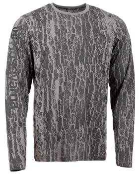 Xplorer T Shirt Long Sleeved Unisex Bark Camo